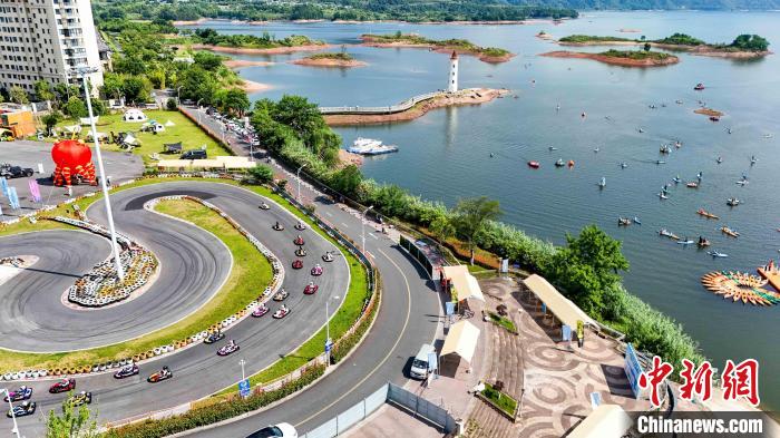 千岛湖掀起户外运动热潮：赛车、骑行、水上嘉